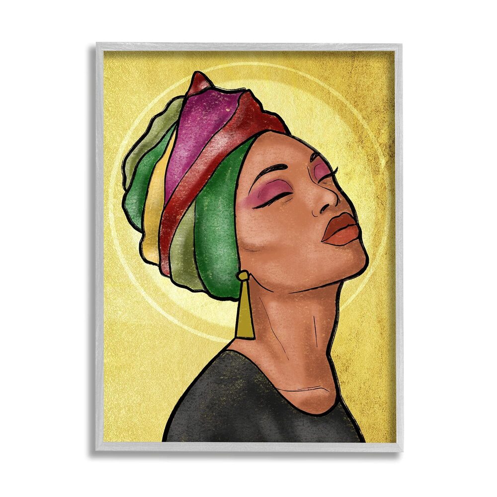 3427 Glamour Portrait Fashion Cosmetics and Headwrap